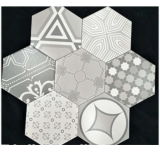 Modern Design Bathroom Hexagon Honed Marble M...