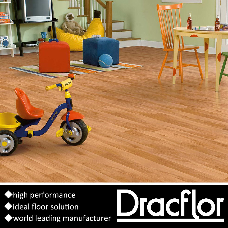 Quality Imitation Wood Vinyl Tiles PVC Flooring (P-7066)