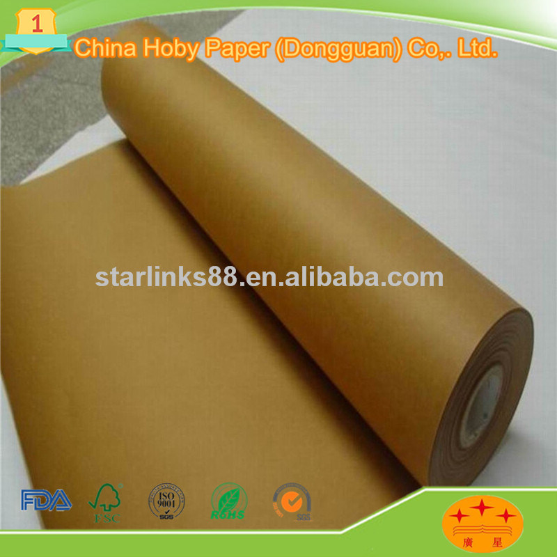 High Quality Virgin Brown Kraft Paper in Rolls