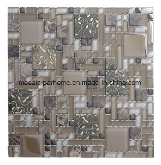 Modern Simple Style, Wall Decoration, Bright Glass Mosaic Tile