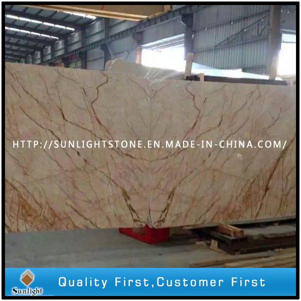 Crema EVA Beige Marble Prefab Countertops Slabs for Vanity Tops