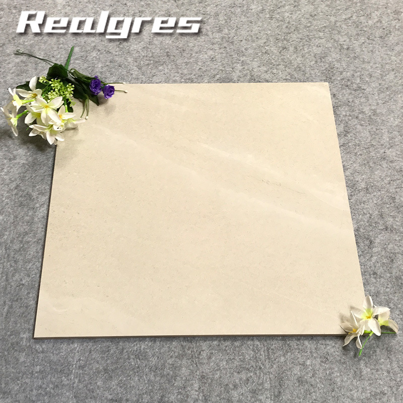 600*600 Matt Finish Beige Color Full Body Glazed Outdoor Porcelain Marble Look Floor Tile Sale