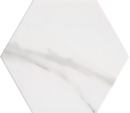 Carrara White 260*300 Hexagon Porcelain Bathroom Wall Tile
