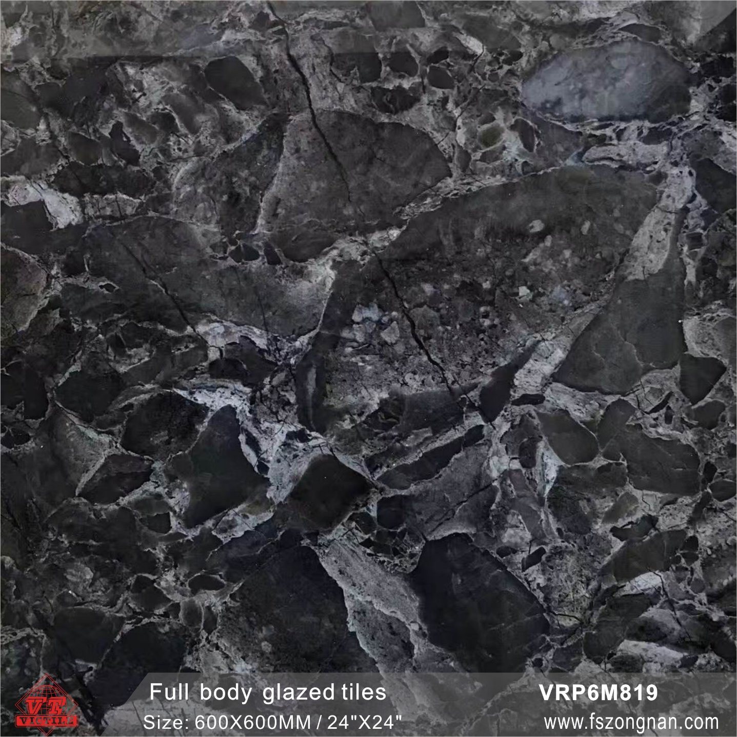 Building Material High Quality Marble Polished Porcelain Floor Wall Tiles (VRP6M819, 600X600mm/32''x32'')