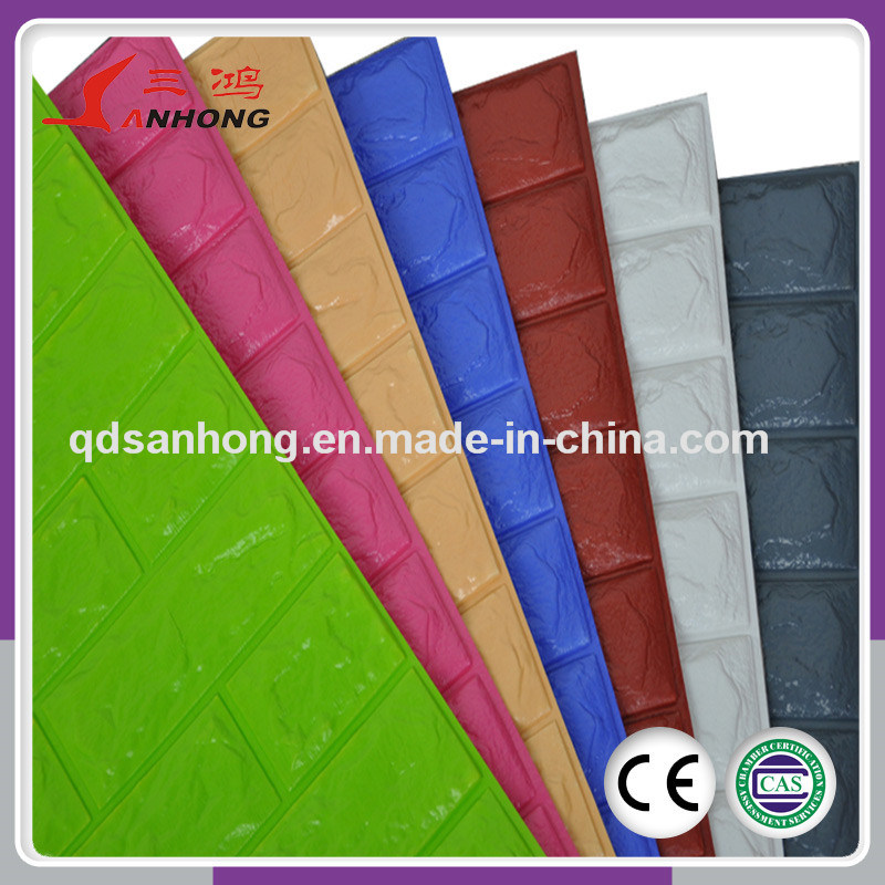 Color 3D Wall Brick3d Foam Wallpaper