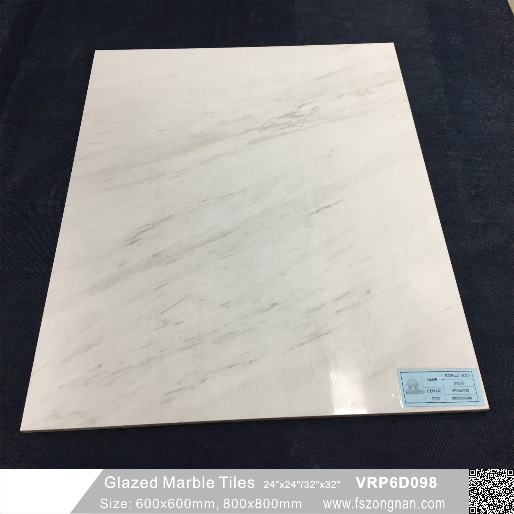 Building Material Great Design Foshan Glazed Porcelain Flooring Tile (600X600mm, VRP6D098)