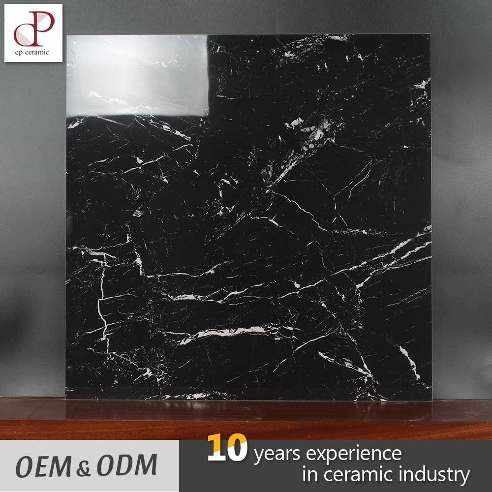 Black Marble White Veins Porcelain Tile China Tiles in Pakistan Discontinued Ceramic Floor Tile for Sale