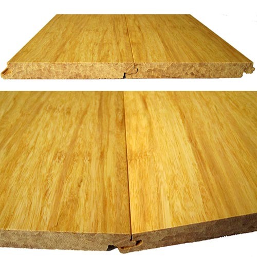 Click System or T&G Strand Woven Natural Bamboo Flooring