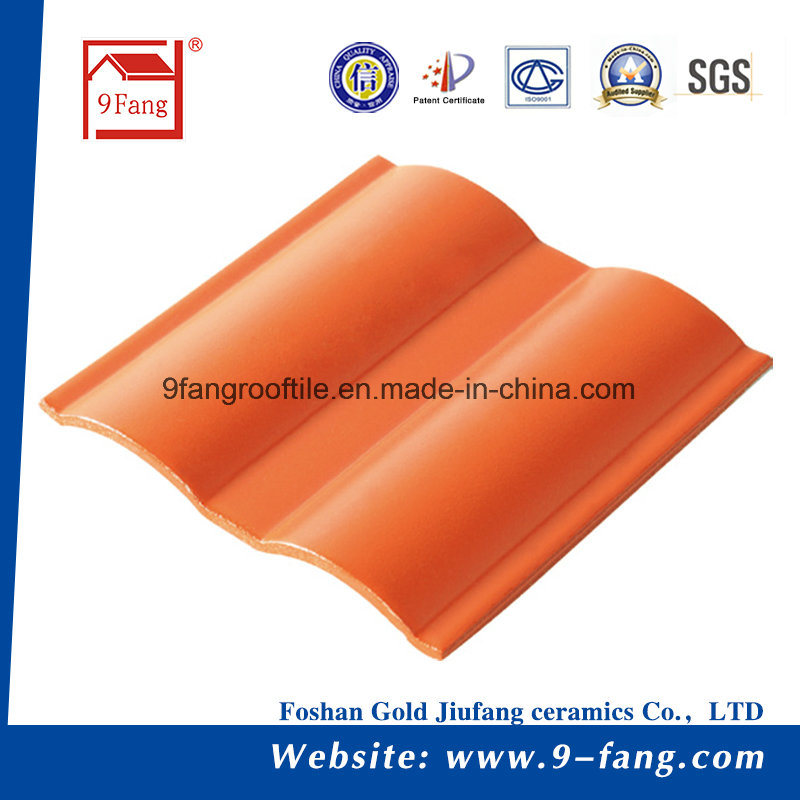 Wave Type Building Material Clay Roof Tile Made in Factory