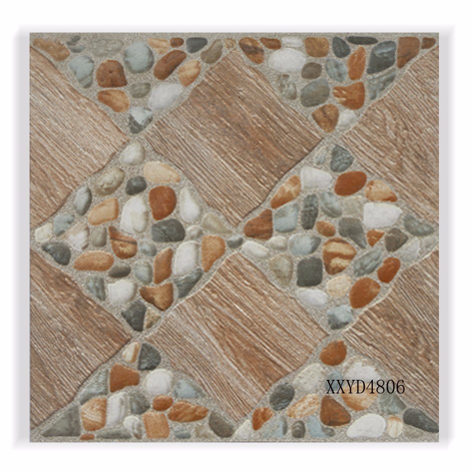 Inkjet Non-Slip Rustic Ceramic Floor Tile for Garden
