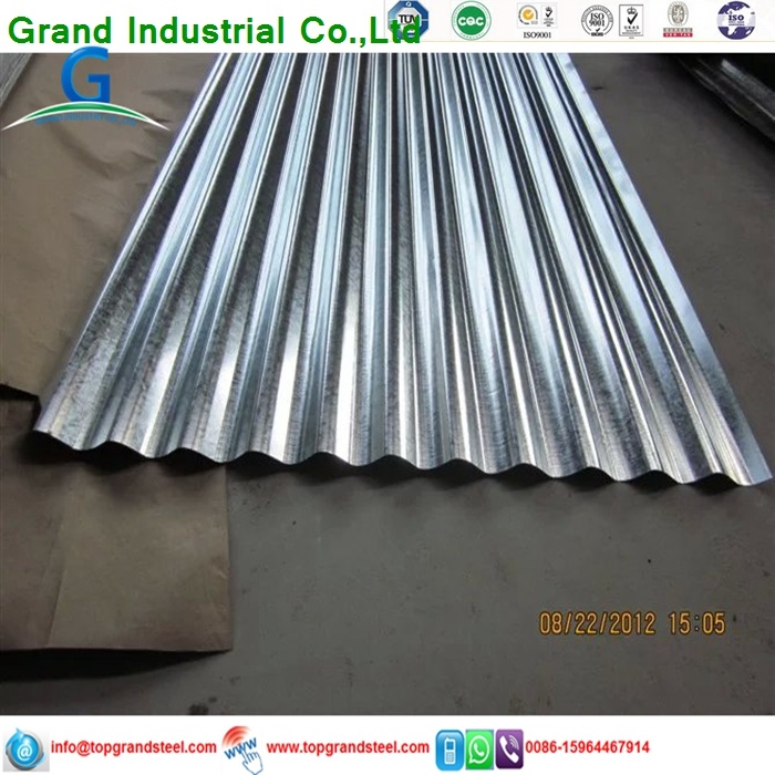 Aluzinc 26 Guage Bwt 32 Galvanized Galvalume Corrugated Roof Steel Tiles