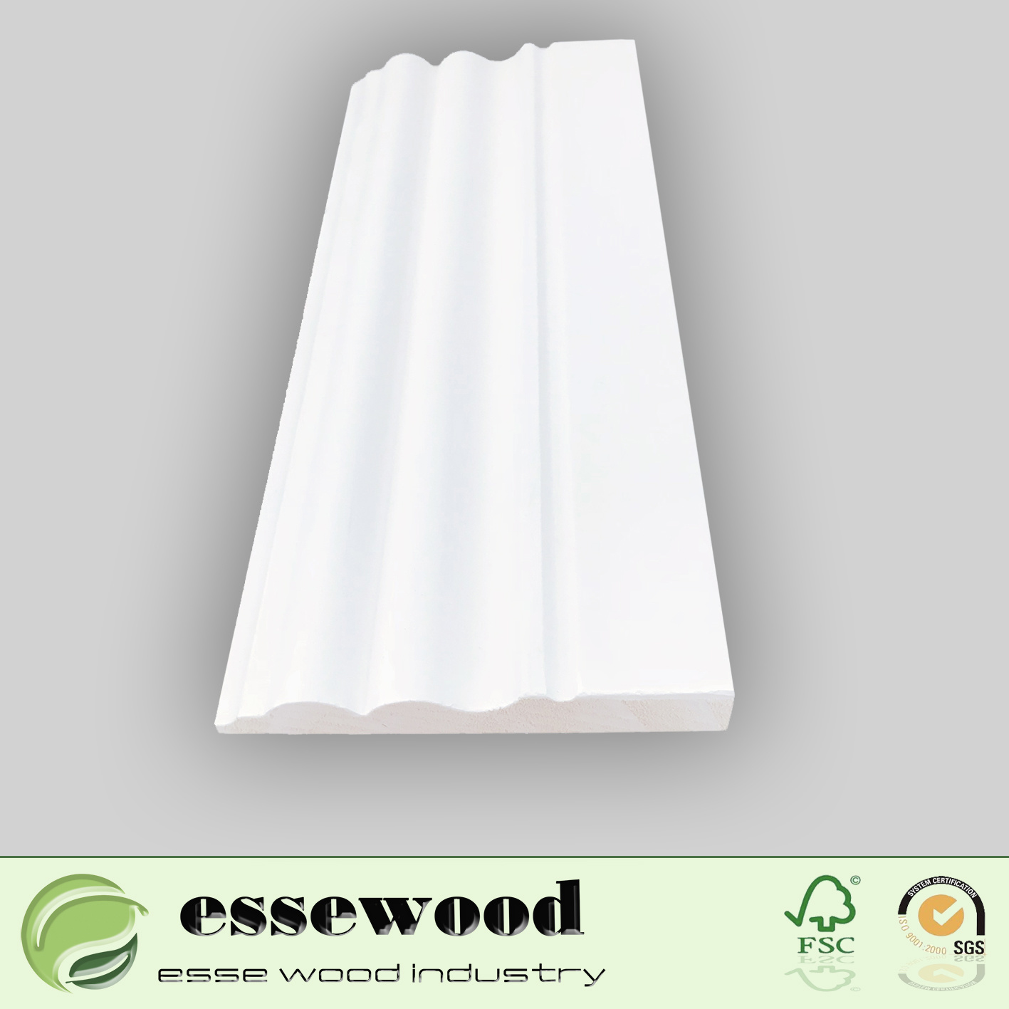 Different Types of Moulding and Millwork Laminated Wooden Skirting Boards