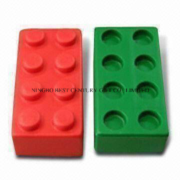 PU Foam Stress Reliever Toy Toy Bricks Shape