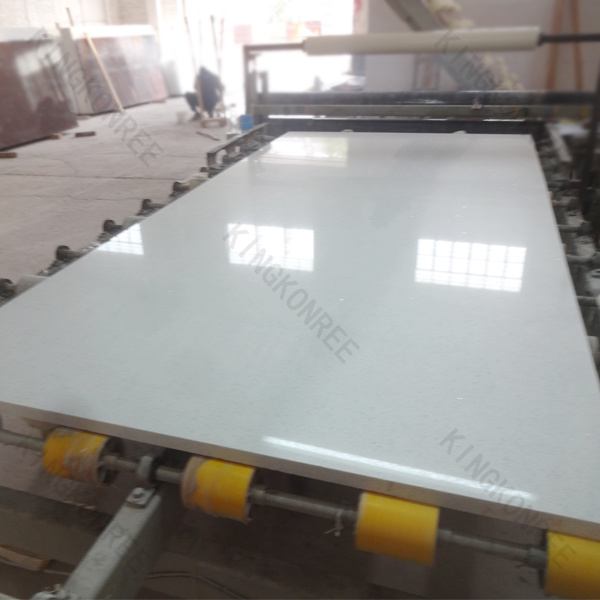 Polishing Glacier White 2cm Quartz Stone