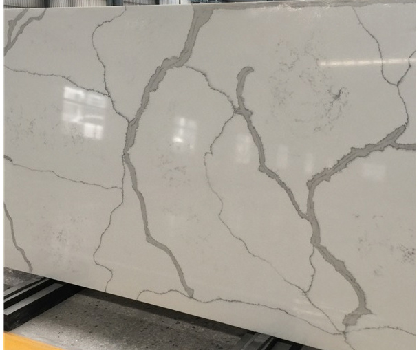 Polished Quartz Stone Slabs for Countertops/Engineered/Vanitytops/Hotel Design