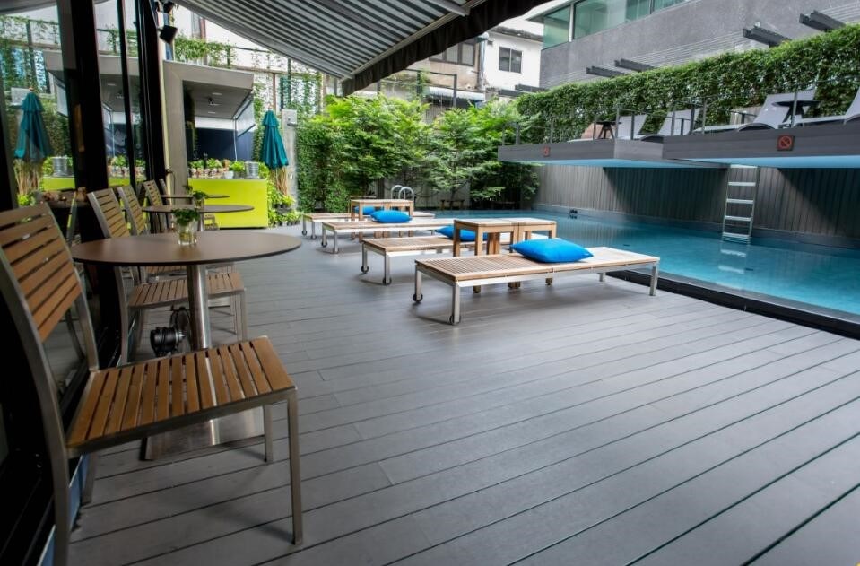 Outdoor Waterproof WPC Decking /Garden WPC Flooring