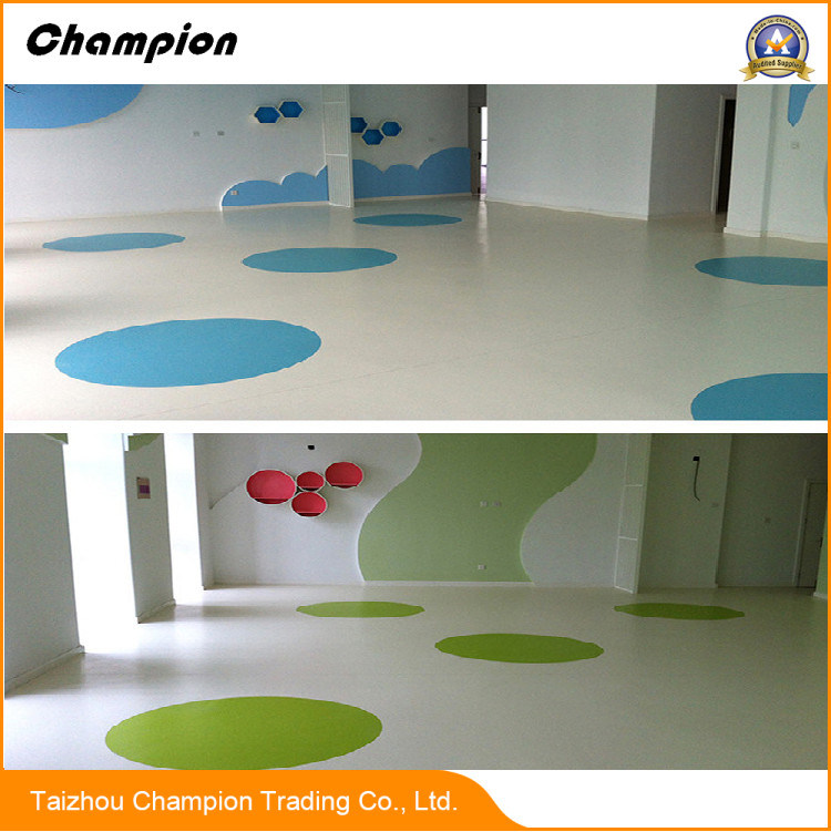 PVC Flooring for Dancing Room, Commercial PVC Flooring for Hospital, Hotel, Factory