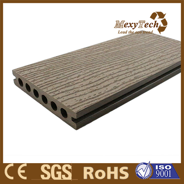 Wood Plank Outdoor Marine Plastic Composite WPC Flooring