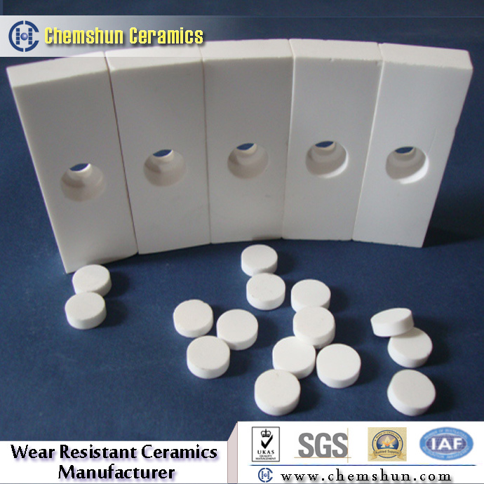 China Manufacturer High Alumina Ceramic Tiles as Pipe Linings