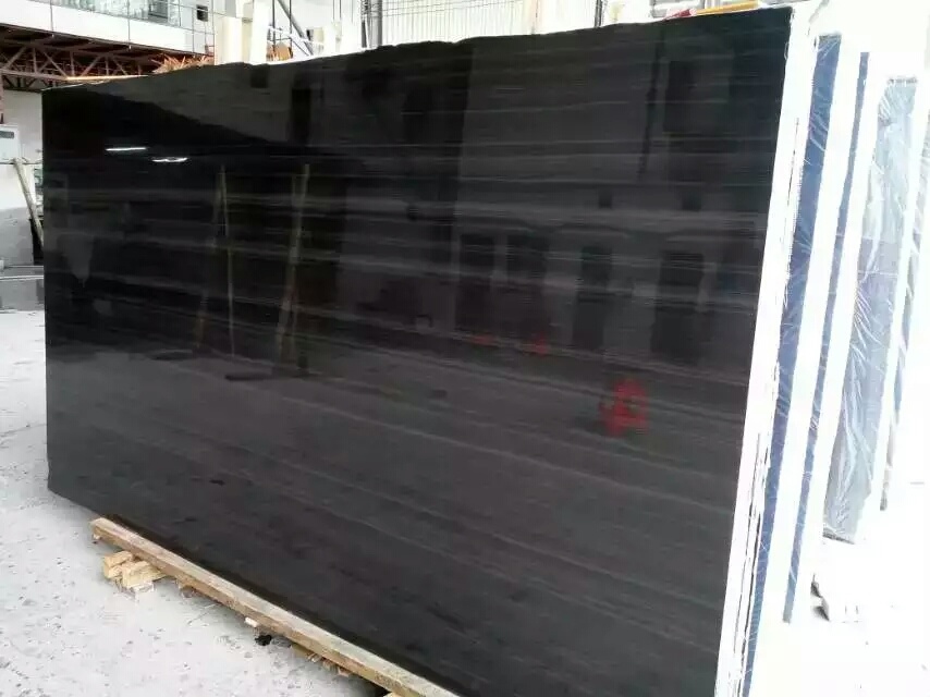 Wooden Black Marble Slabs&Tiles Marble Flooring&Walling