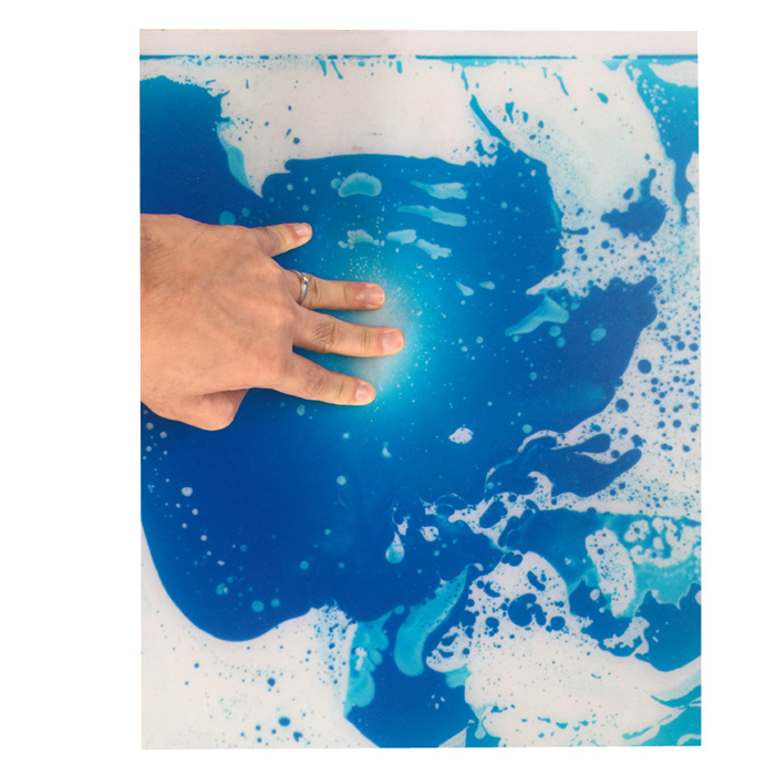 Blue Liquid Tile for Floor Decoration