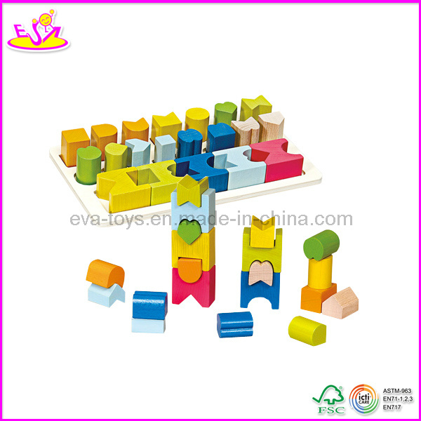 Novel Design Wooden Geometric Building Blocks (W13A016)