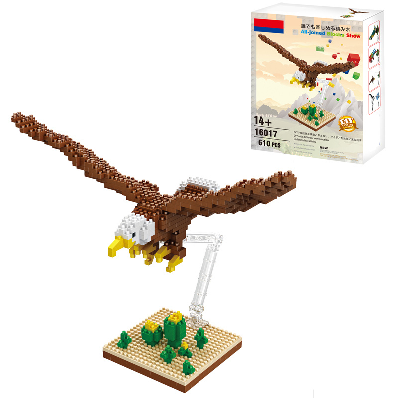 Nano Building Blocks 610PCS Eagle Plastic Bricks Toys with En71 (10283720)