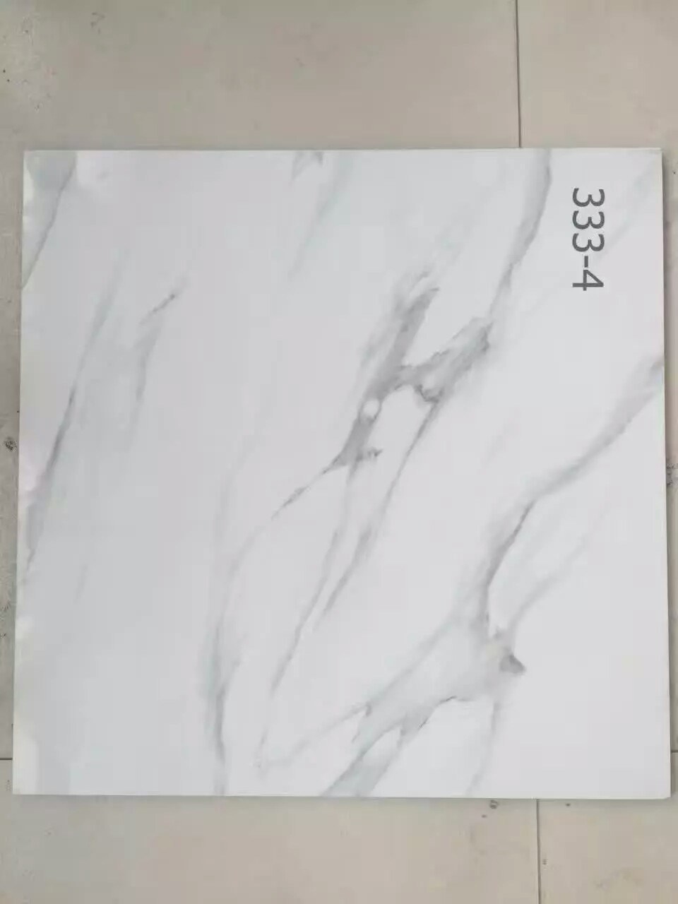 Cheapest White Glazed Polished Porcelain Floor Tile From China