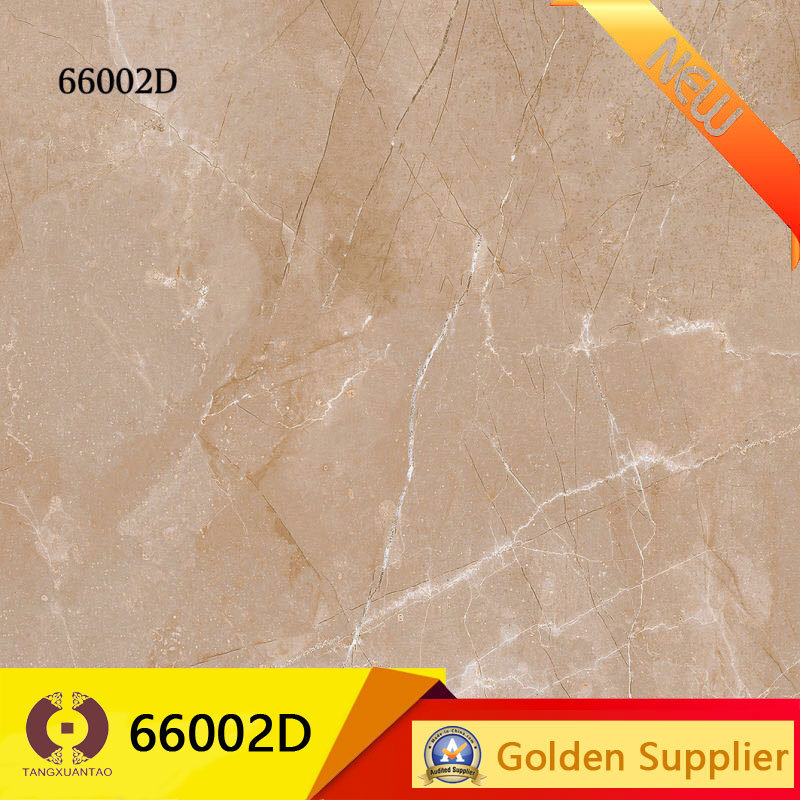 60X60 Polished Glazed Porcelain Marble Tile Wall and Floor (66002D)