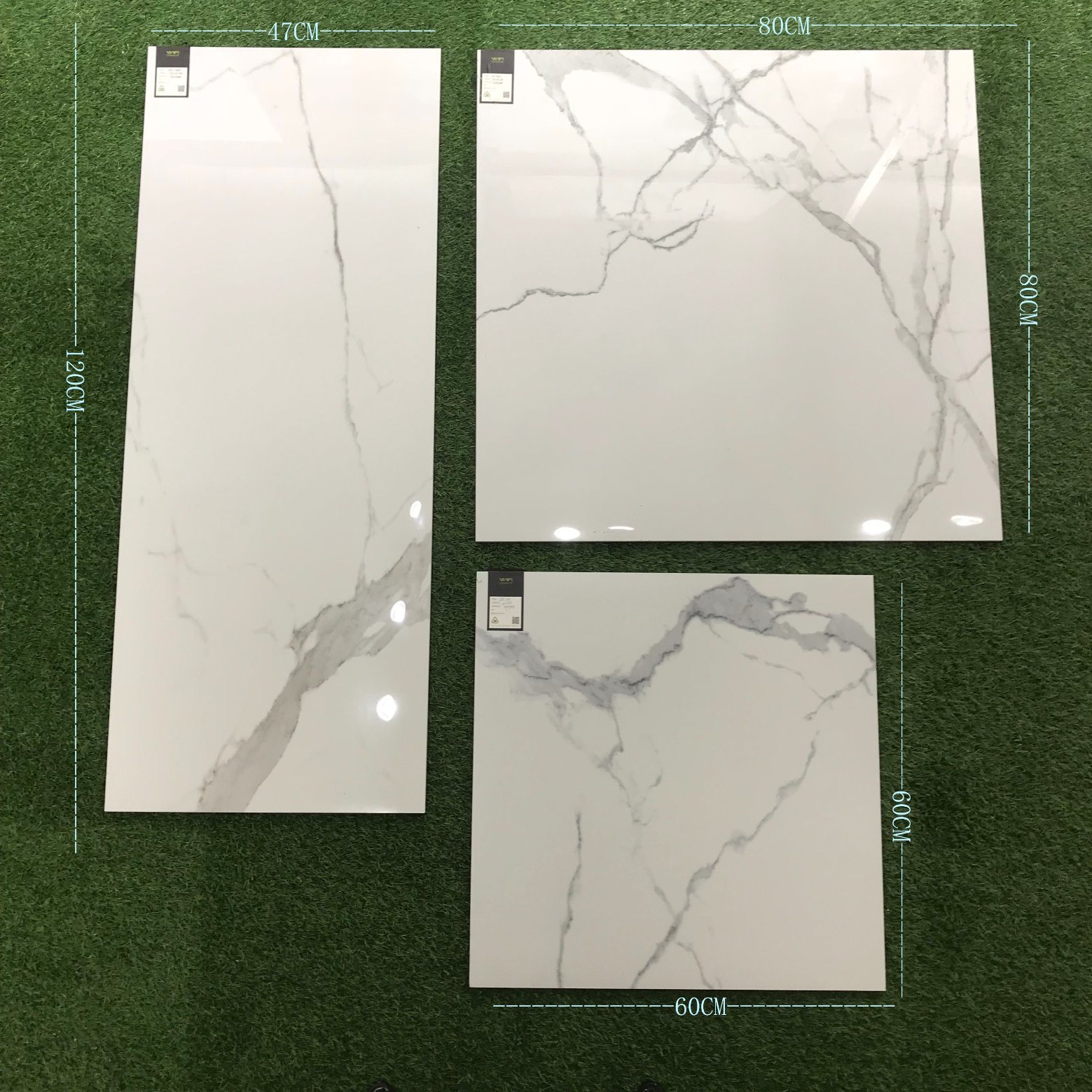 European Size 1200*470mm Polished Porcelain Marble Ceramics Tile Used for Wall or Floor (SAT1200P)