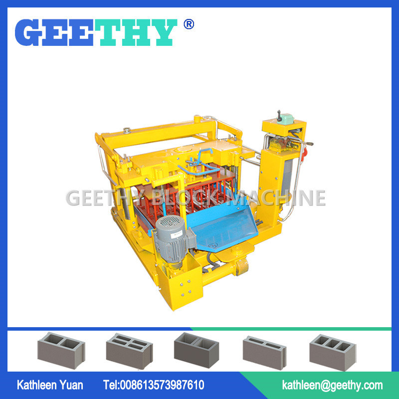 Qmy4-30 Small Scale Moving Brick Machine