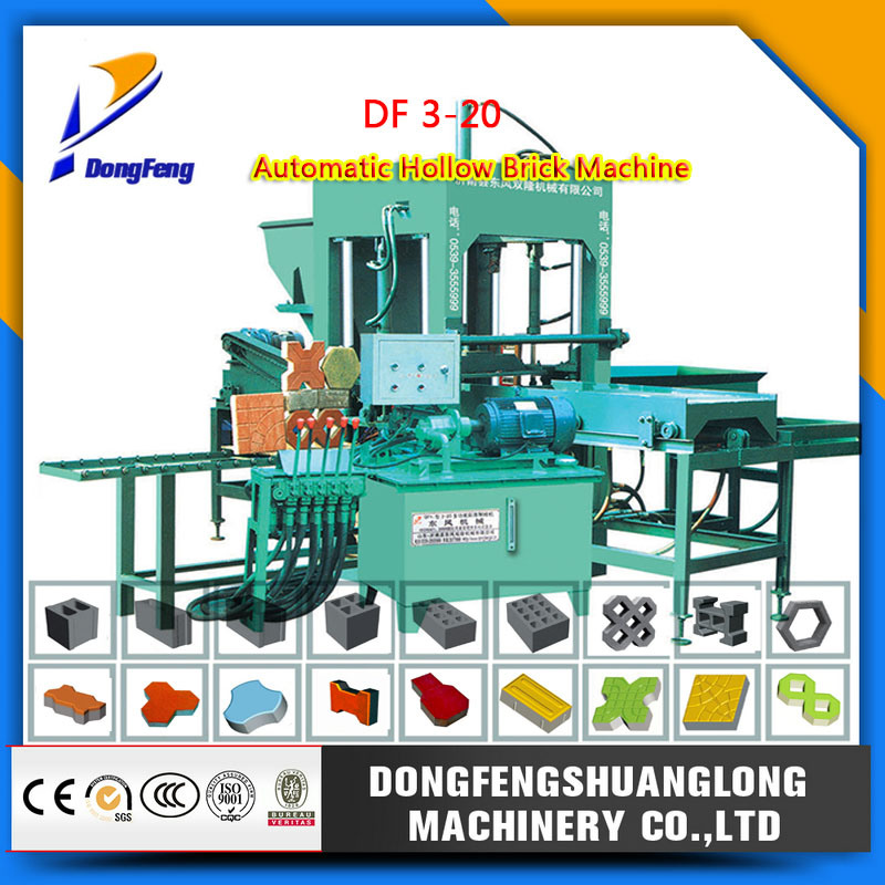 Df3-20 Multi-Functional Cement Block Machine / Concrete Brick Making Machine