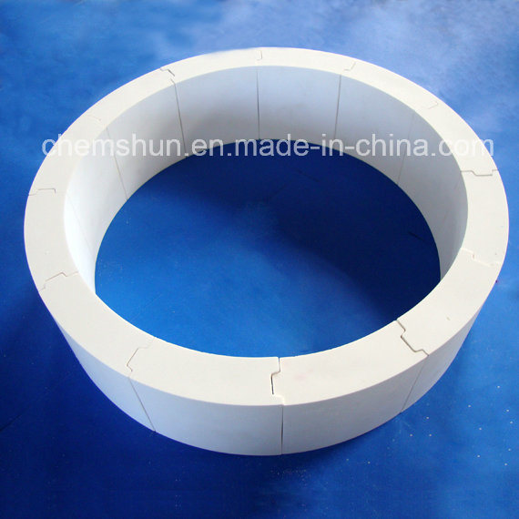 Alumina Ceramic Wear Resistant Tile Lined Pipeline