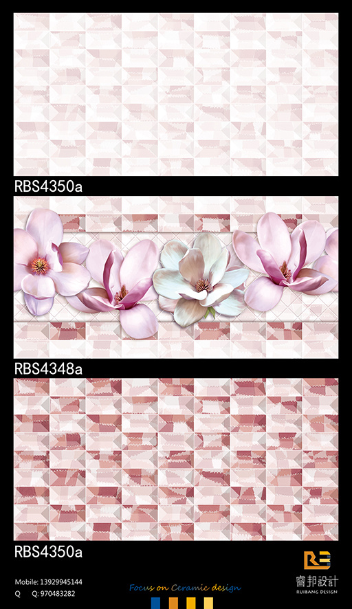 3D Inkjet Glazed Wall Tiles for Pakistan 10'x16'