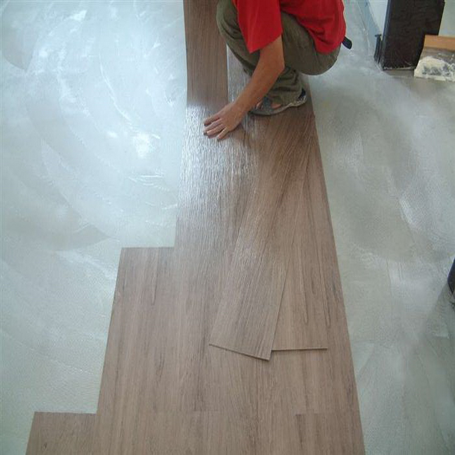 Eco-Friendly Virgin Material Loose Lay Vinyl Flooring