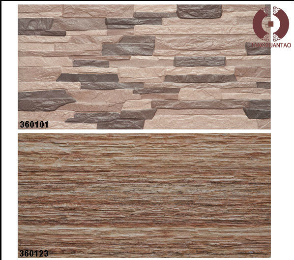 Rustic Tiles 3D Outside Ceramic Wall Tiles (360123)