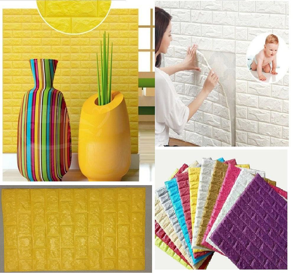 Long Lasting Moisture-Proof Wall Bricks Sticker/Panel