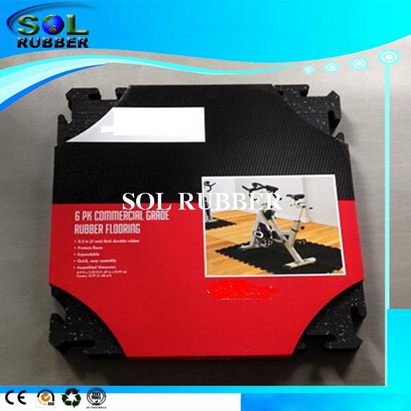 Special Packing Fire Resistance Gym Floor Rubber Tile