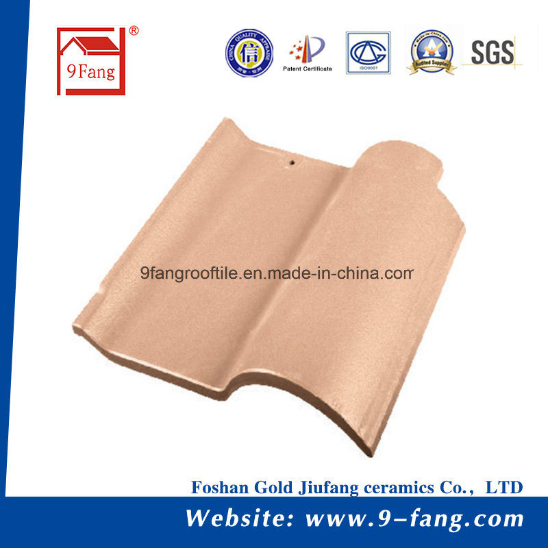 Spanish 9fang Clay Roofing Tile Building Material Spanish Roof Tiles 260*260mm