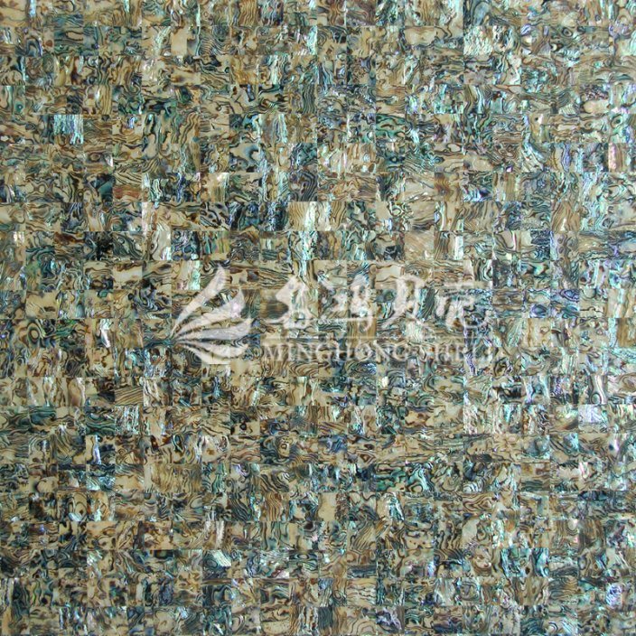 Abalone Shell Paua Shell Yellow Mosaic Tile