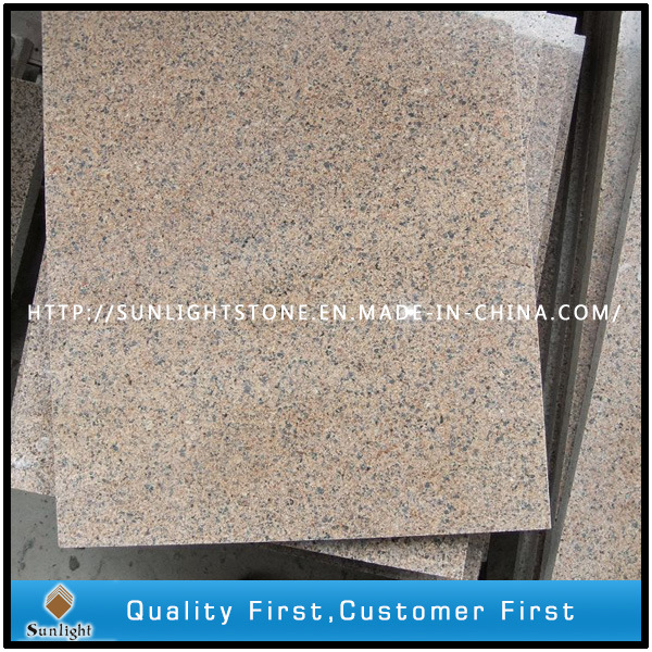 Chinese Polished Yellow Desert Gold Granite Flooring Tiles