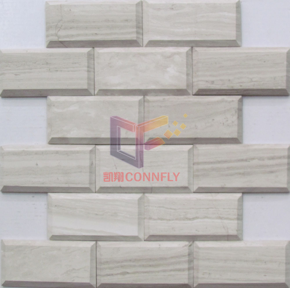 Woooden Marble Stone Mosaic (CFS1037)