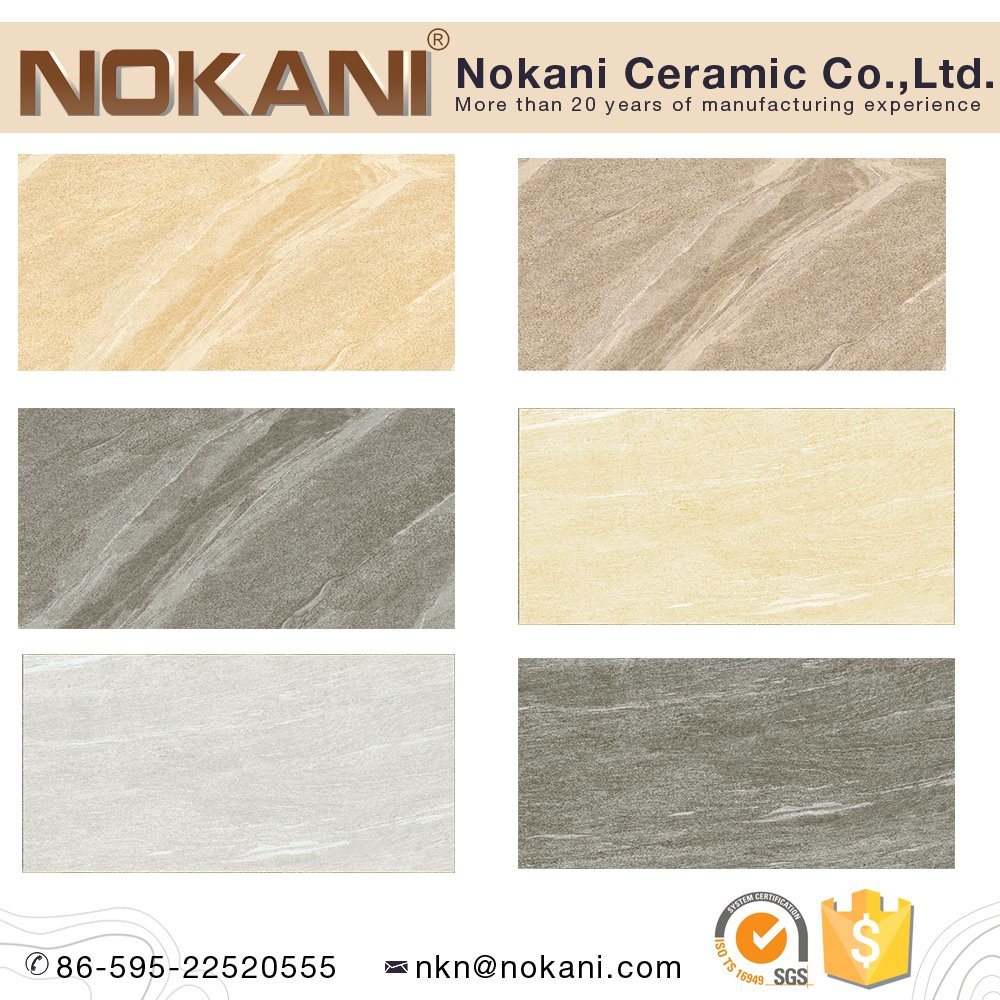 Natural Ceramic Wall Tile Marble Look Outdoor Wall Tile 300X600mm