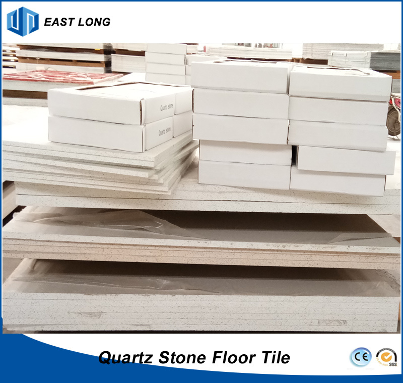 12mm Thickness Quartz Stone Wall Tile for Building Material with SGS & Ce Certificate (Single colors)