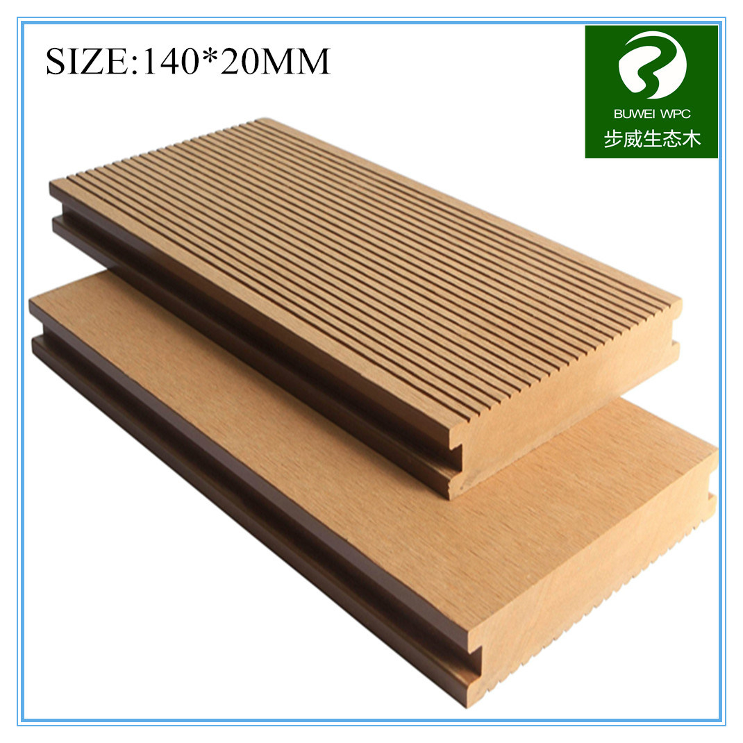 Solid Wood and Plastic Composite WPC Decking