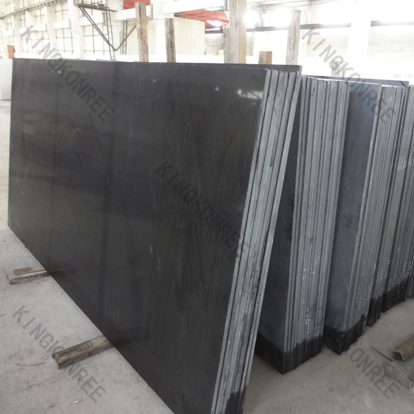 20mm/30mm Black Sparkle Kitchen Top Quartz Stone Slab