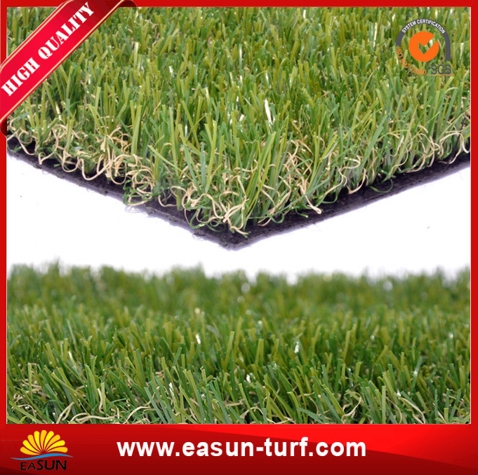 Four Color Artificial Lawn Grass Customized Synthetic Turf