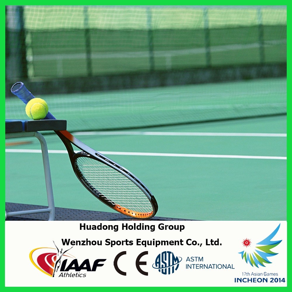 Professional Stadium Material Rubber Tennis Court Flooring