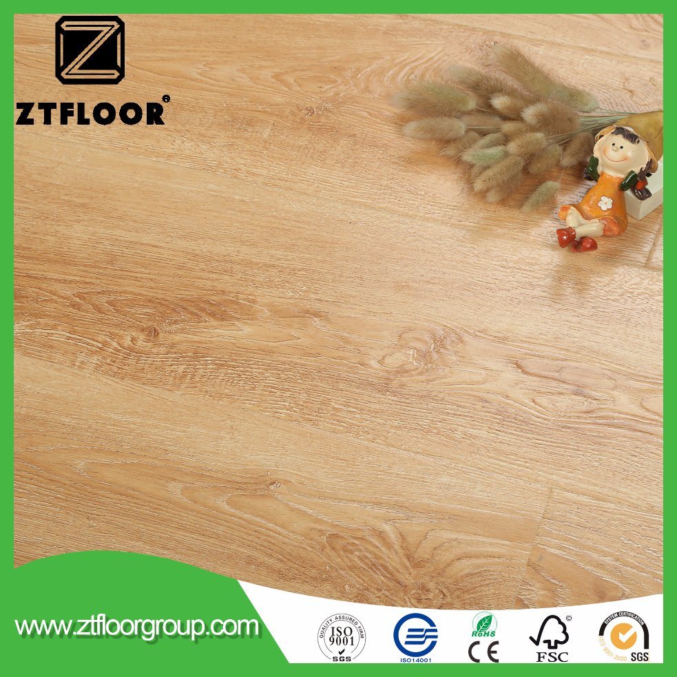 Waxed Top Quality HDF Unilin HDF Parquet Wood Laminated Flooring