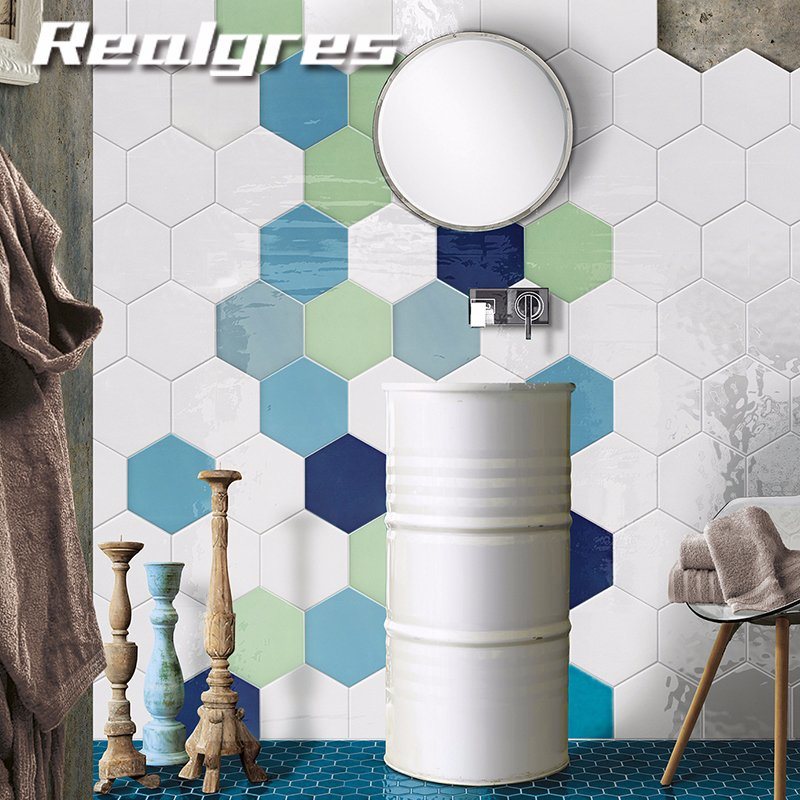 Colorfull Design Hexagonal Porcelain Floor and Wall Tiles